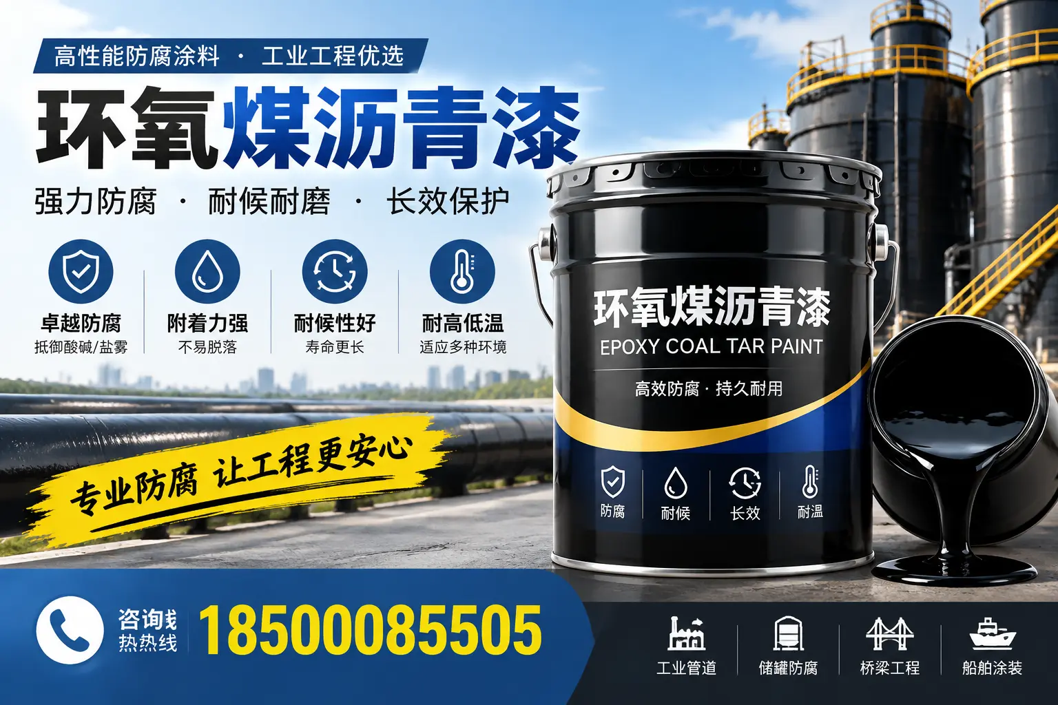 环氧煤沥青漆的施工方法与注意事项，确保在贵港顺利完成